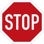 Halt. Vorfahrt gewähren.
