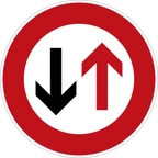 Vorrang des Gegenverkehrs